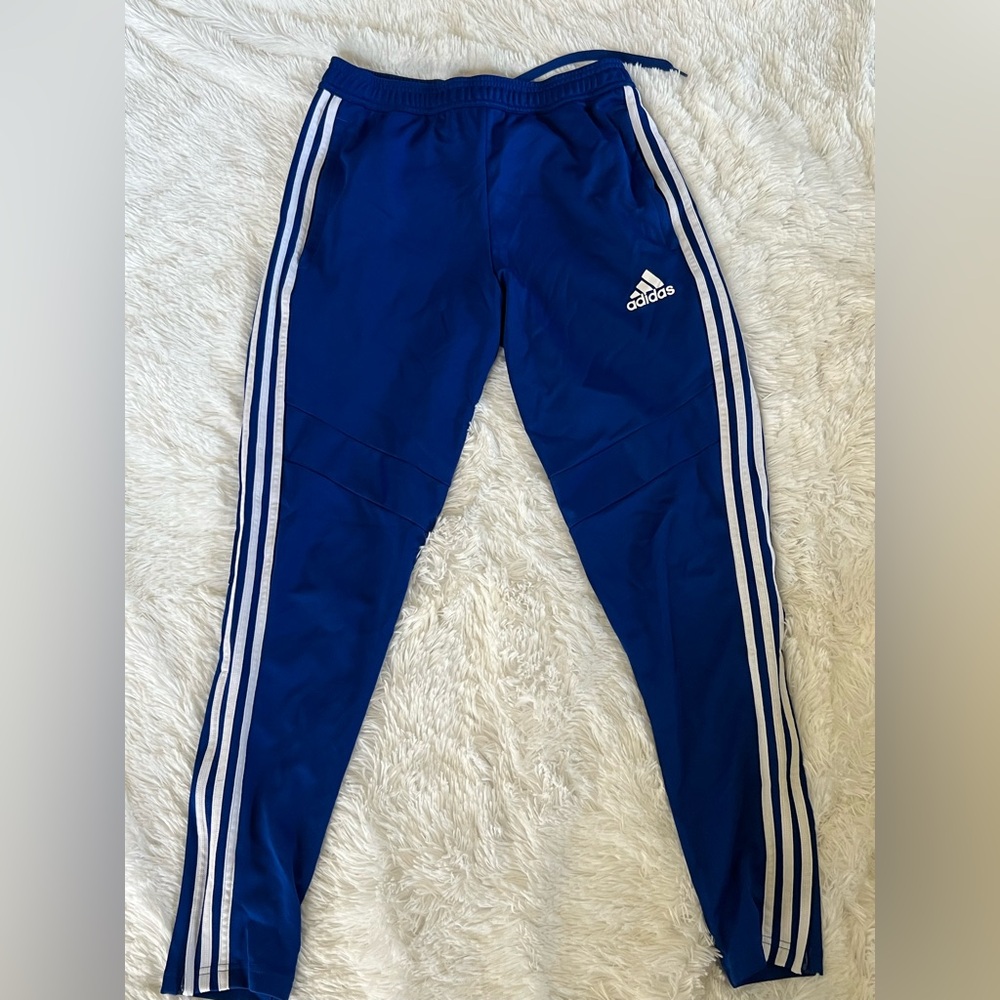 Men’s Adidas Tiro 19 Blue Slim Fit Training Pants Size Medium